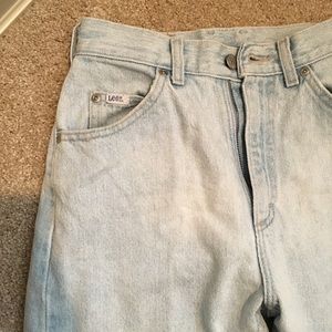 Lee light wash mom jeans